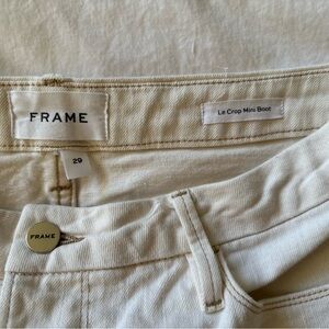 Frame “Le Crop Mini Boot” Bootcut Jeans